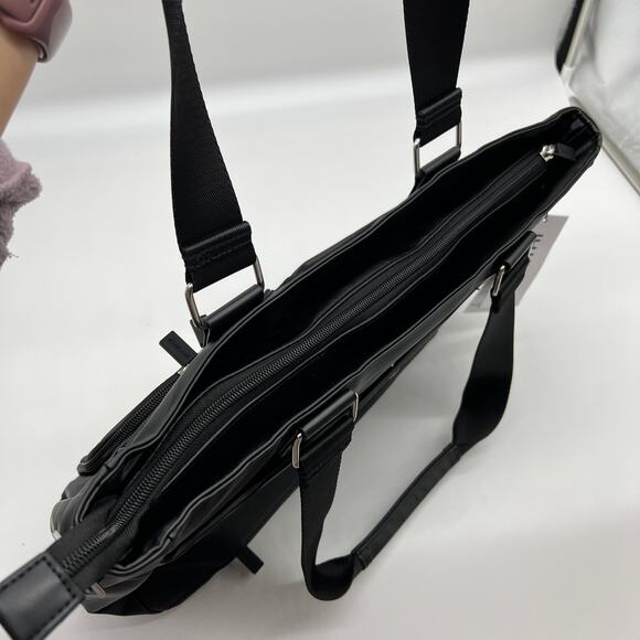 IHKWIP Cargo Catchall Tote with Two Crossbody Straps Metallic Black - Picture 15 of 16